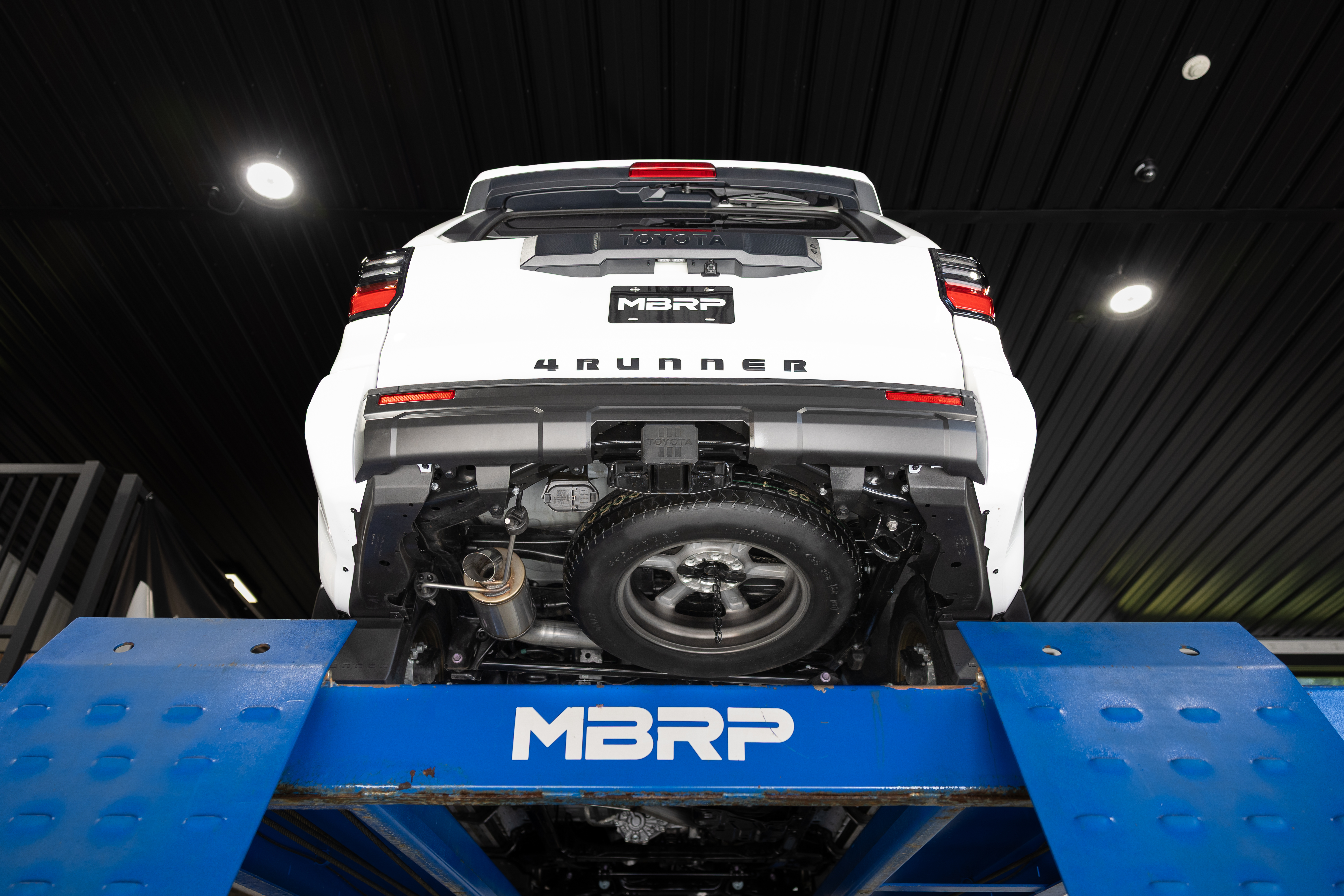 MBRP Exhaust Overland 3-Inch Cat-Back Single Rear High-Clearance Turn Down, AL
